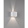 Applique murale Fischer & Honsel Wall LED Blanc, 2 lumières