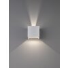 Applique murale Fischer & Honsel Wall LED Blanc, 2 lumières