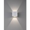 Applique murale Fischer & Honsel Wall LED Blanc, 2 lumières