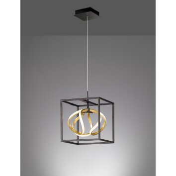 Suspension Fischer & Honsel Gesa LED Noir, 1 lumière