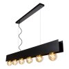 Suspension Lucide SURTUS Noir, 6 lumières