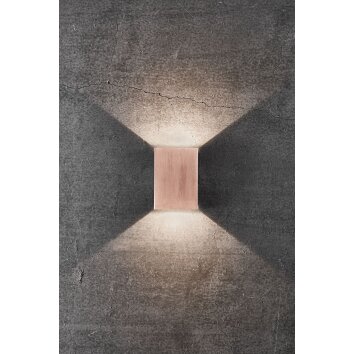 Applique murale d'extérieur Nordlux FOLD LED Cuivre, 2 lumières