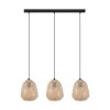 Suspension Eglo DEMBLEBY Noir, 3 lumières