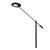 Lampadaire Lucide ANSELMO LED Noir, 1 lumière