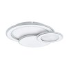 Plafonnier Eglo MENTALURGIA LED Chrome, Blanc, 1 lumière