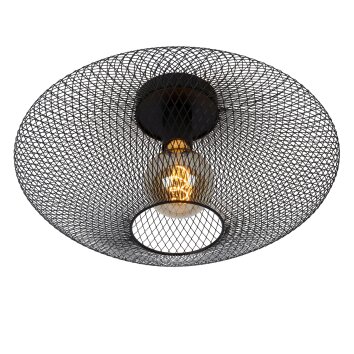 Plafonnier Lucide MESH Noir, 1 lumière