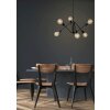 Suspension Lucide LESTER Noir, 6 lumières