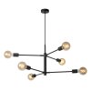 Suspension Lucide LESTER Noir, 6 lumières