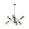 Suspension Lucide LESTER Noir, 6 lumières