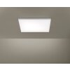 Plafonnier Leuchten-Direkt CANVAS LED Blanc, 1 lumière, Télécommandes