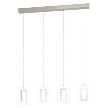 Suspension Eglo ENALURI LED Nickel mat, 4 lumières