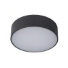 Plafonnier Lucide ROXANE LED Anthracite, 1 lumière