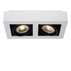 Spot de plafond Lucide ZEFIX LED Blanc, 2 lumières