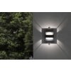 Applique murale d'extérieur Lutec DELTA LED Anthracite, 1 lumière