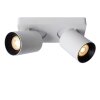 Spot de plafond Lucide NIGEL LED Blanc, 2 lumières