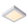 Plafonnier Lucide BRICE LED Blanc, 1 lumière