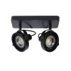 Spot de plafond Lucide TALA LED Noir, 2 lumières