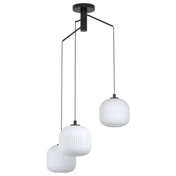 Suspension Eglo MANTUNALLE Noir, 3 lumières