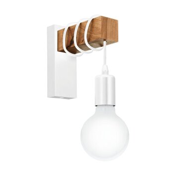 TOWNSHEND Applique murale Luminaires Eglo Blanc, 1 lumière