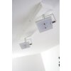 Spot plafond Guyana LED Chrome, Blanc, 2 lumières