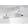 Spot plafond Guyana LED Chrome, Blanc, 2 lumières