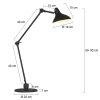 Lampe de table Steinhauer Kasket Noir, Blanc, 1 lumière