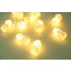 Guirlande Globo BAILY LED Blanc, 10 lumières