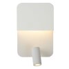 Applique murale Lucide BOXER LED Blanc, 2 lumières