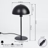 Lampe de table Tom Kings Noir, Blanc, 1 lumière