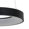 Suspension Steinhauer Ringlede Noir, Blanc, 1 lumière