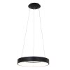 Suspension Steinhauer Ringlede Noir, Blanc, 1 lumière