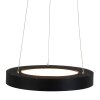 Suspension Steinhauer Ringlede Noir, Blanc, 1 lumière