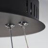 Suspension Melosa LED Noir, 1 lumière