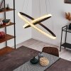 Suspension Melosa LED Noir, 1 lumière