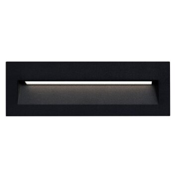 Applique murale d'extérieur KS Verlichting Slice LED Noir, 1 lumière