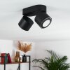 Plafonnier Appleton LED Noir, 2 lumières