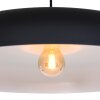 Suspension Steinhauer Krisip Noir, Blanc, 1 lumière