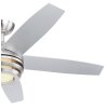 Ventilateur de plafond Globo VIVIANA LED Nickel mat, 1 lumière, Télécommandes