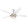 Ventilateur de plafond Globo VIVIANA LED Nickel mat, 1 lumière, Télécommandes