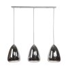 Suspension Missirola Argent Oxydé, 3 lumières