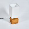 Lampe de table Geneva Bois clair, 1 lumière