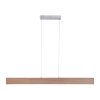 Suspension Paul Neuhaus Q-TIMBER LED Bois clair, 1 lumière, Télécommandes