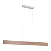 Suspension Paul Neuhaus Q-TIMBER LED Bois clair, 1 lumière, Télécommandes