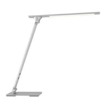 Lampe de table Steinhauer Serenade LED Acier inoxydable, Blanc, 1 lumière