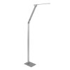 Lampadaire Steinhauer Serenade LED Acier inoxydable, Blanc, 1 lumière