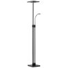 Lampadaire Brilliant Forrester LED Noir, 2 lumières