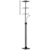 Lampadaire Brilliant Forrester LED Noir, 2 lumières