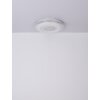 Plafonnier Globo KLEMENS LED Blanc, 1 lumière, Télécommandes