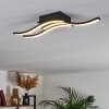 Plafonnier Grossari LED Noir, 3 lumières