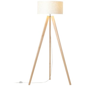 Lampadaire Brilliant Galance Bois clair, 1 lumière